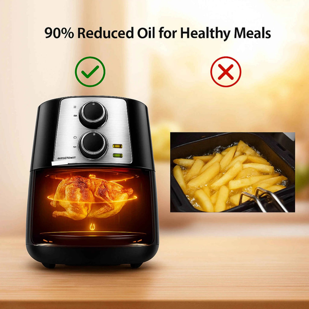 Westpoint Deluxe Air Fryer  “ WF-5253 (6L Capacity, Official Warranty)