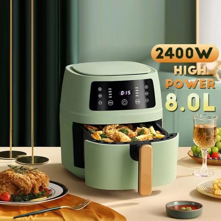 Silver Crest 8 Litre Air Fryer S-18 | Digital Air Fryer with Touch Control & Rapid Hot Air Technology