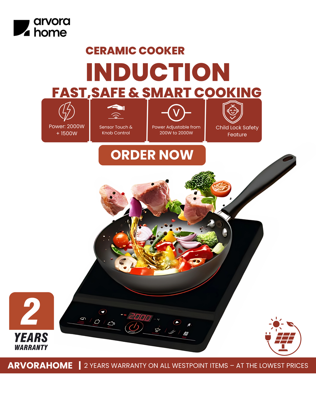 Westpoint Ceramic & Induction Cookers Series