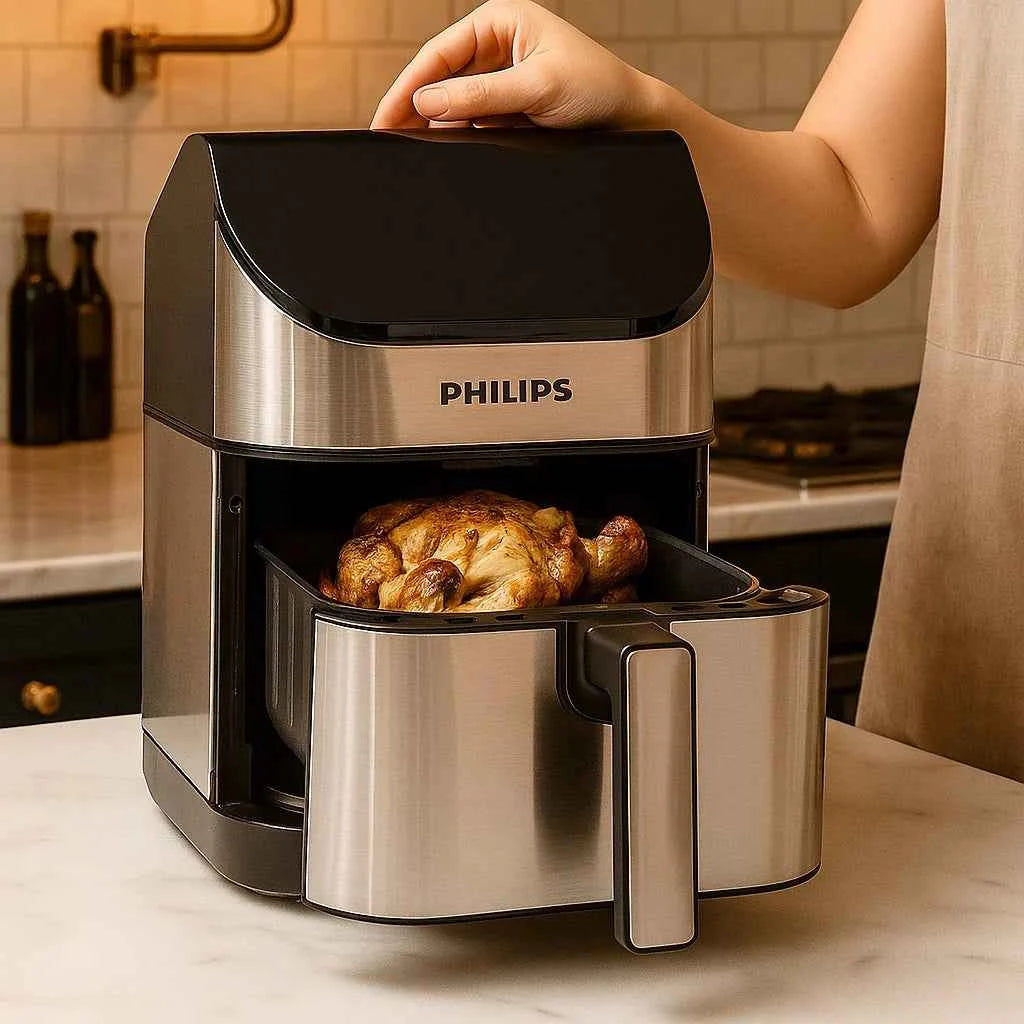Philips HN-605 5L Electric Air Fryer – Healthy, Oil-Free Cooking | Fast & Easy Meals