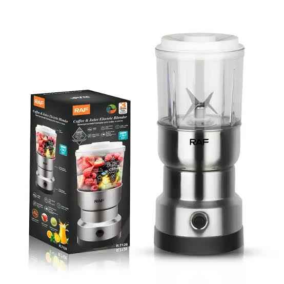 RAF 2-in-1 Electric Blender & Coffee Grinder | Multifunctional Spice, Herb, and Bean Grinder | Durable Stainless Steel Blades
