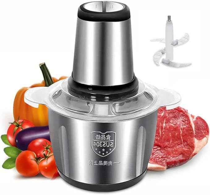 Silver Crest 3.5L Meat Chopper | 2000W Double Blades | Powerful Food Processor